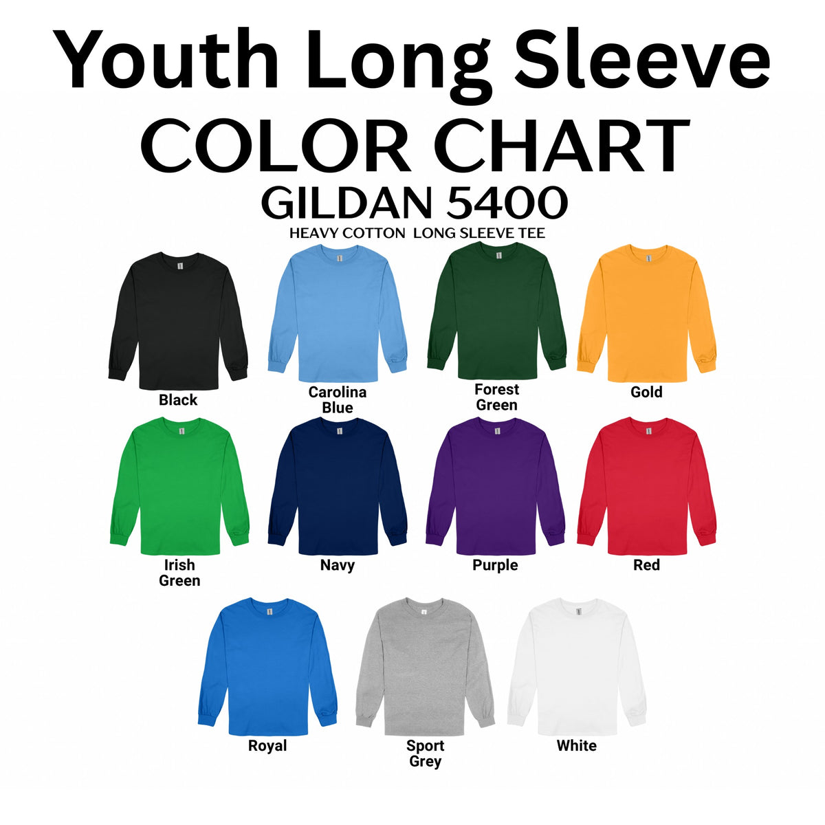 Gildan Youth Long Sleeve