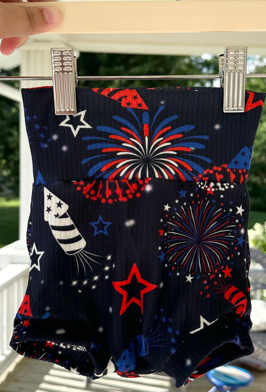 9/12m Firework Bummies