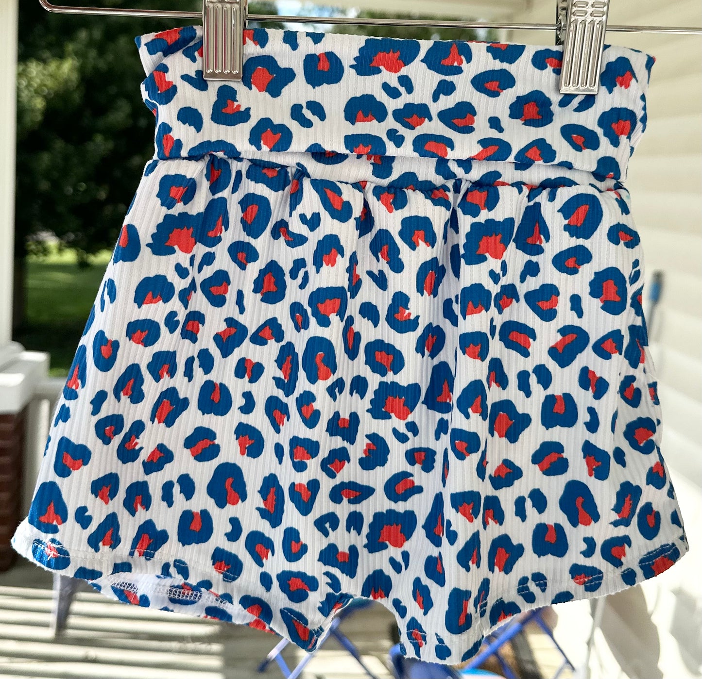 3T RWB Leopard Jogger Shorts