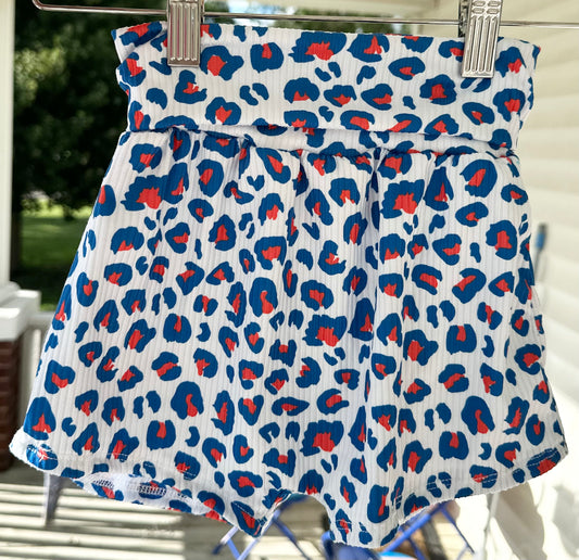 3T RWB Leopard Jogger Shorts