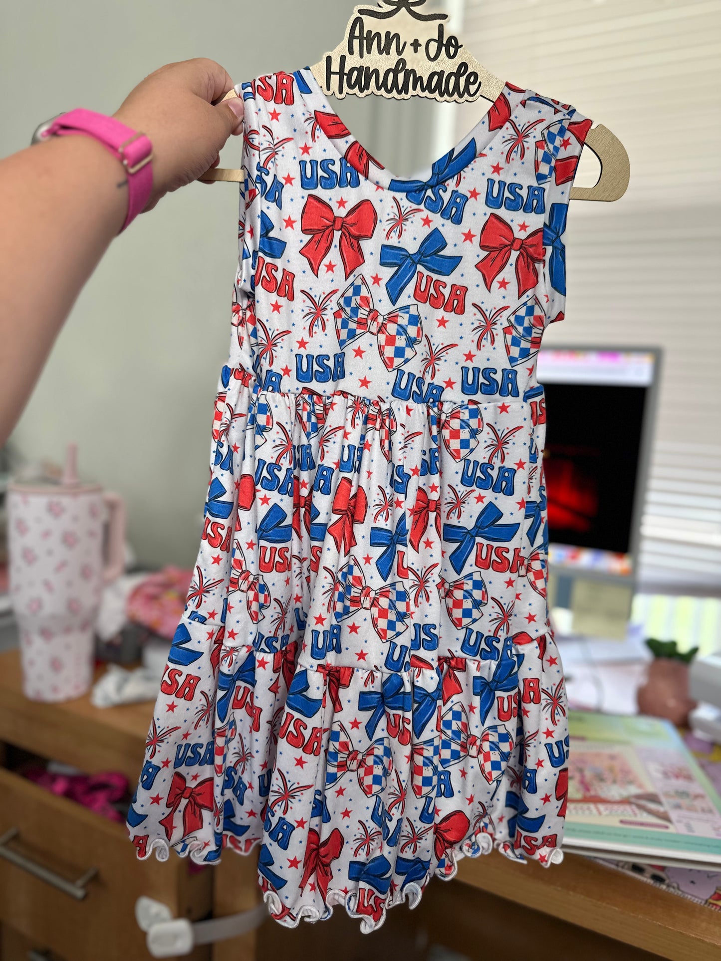 5T Two Tiered Sleeveless Dress PRE-LOVED