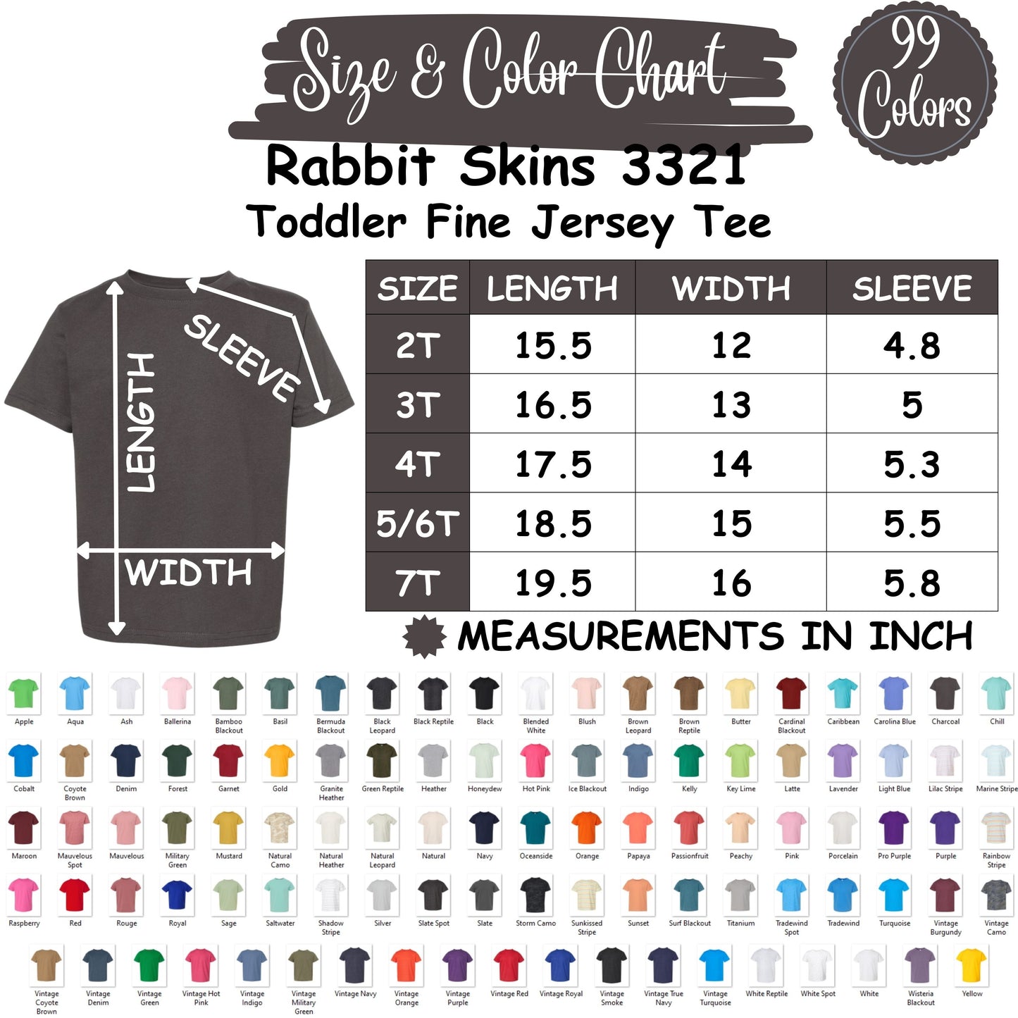 Rabbit Skins Toddler Double Sided Short Sleeve Tee