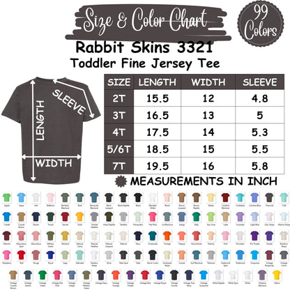 Rabbit Skins Toddler Double Sided Short Sleeve Tee